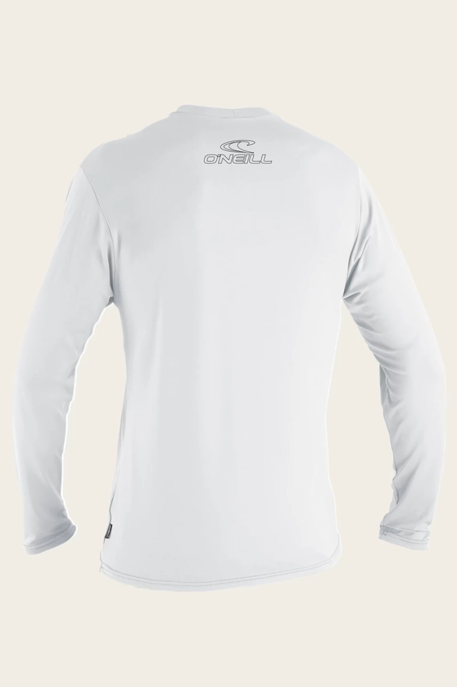 O'Neill Men's Basic Skins 50+ UPF Long Sleeve Sun Shirt - White