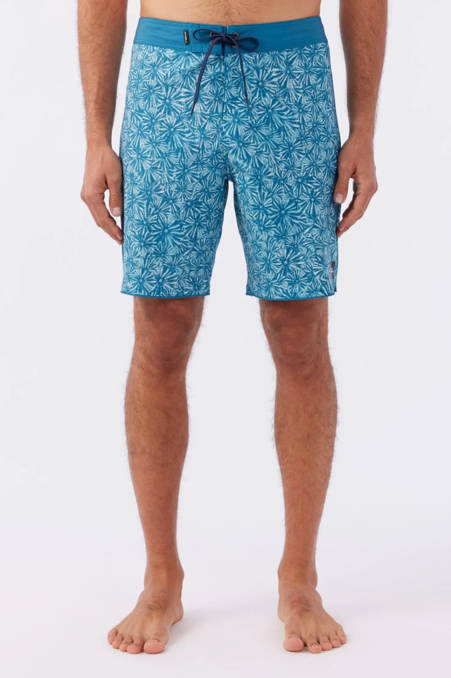 O'Neill Men's Hyperfreak Mysto Scallop 19" Boardshorts - Bayblue
