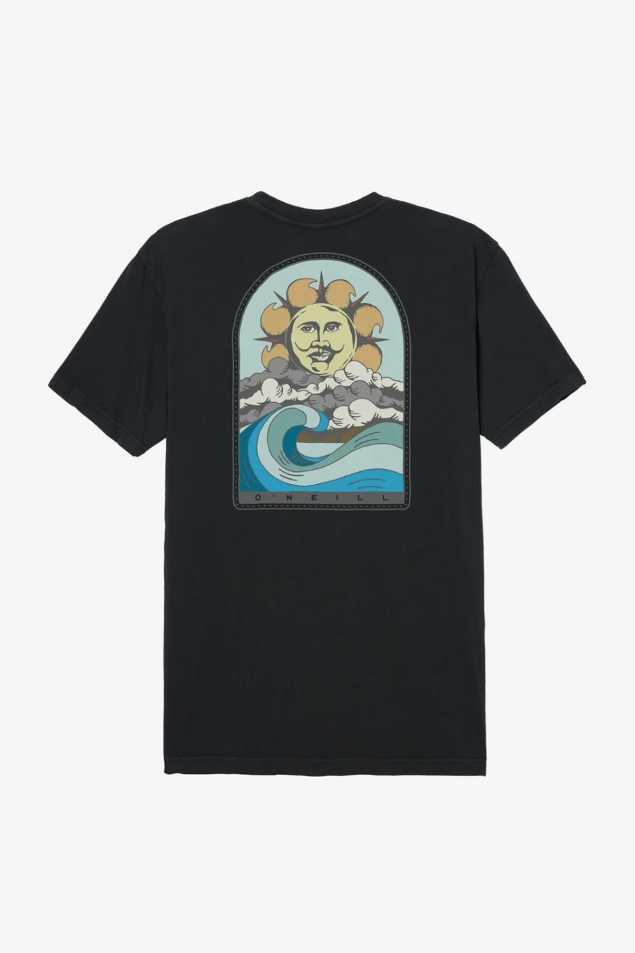 O'Neill Men's Dark Charcoal Og Sun Tee - Classic Casual Short Sleeve Shirt