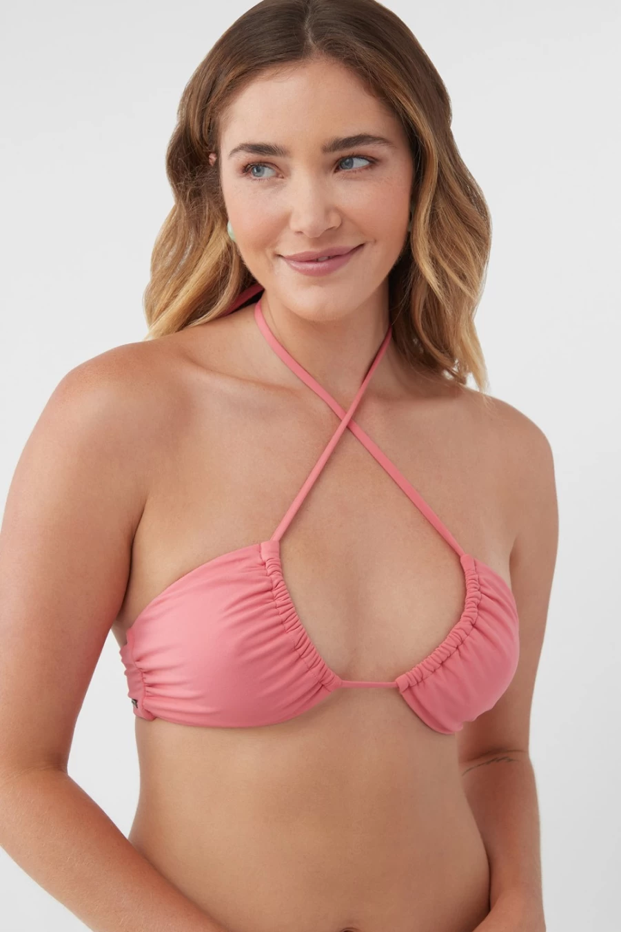 O'Neill Women's Coral Saltwater Solids Embry Top Swimwear