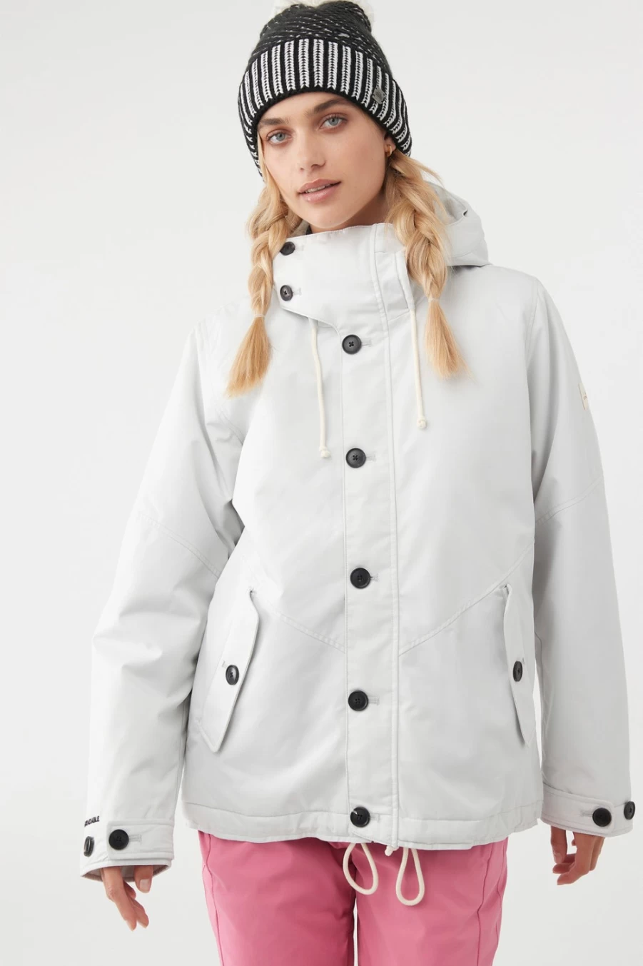 O'Neill Women's Bio Field Jacket - Lightweight Waterproof Outdoor Jacket for Hiking & Travel