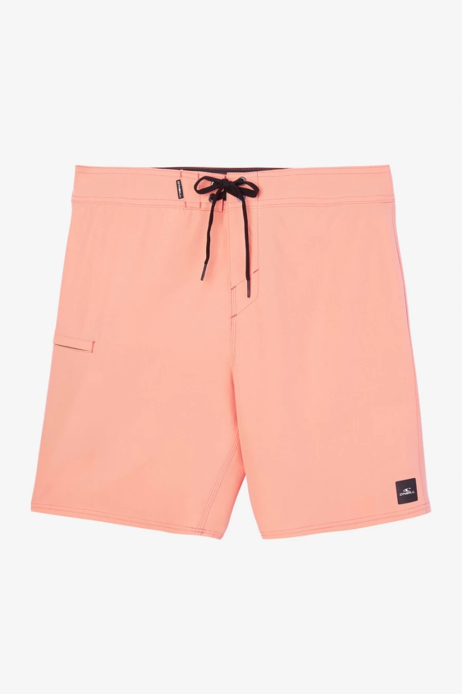 O'Neill Men's Hyperfreak Heat Solid 19" Boardshorts - Coral