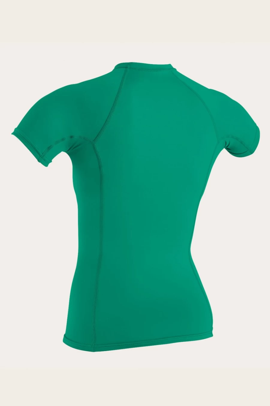 O'Neill Women's Seaglass 50+ UPF Sun Protection Short Sleeve Rash Guard Swim Shirt