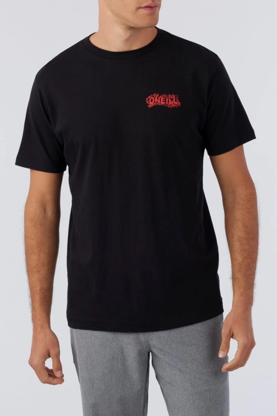 O'Neill Men's Kolohe Word Tee - Black Short Sleeve T-Shirt