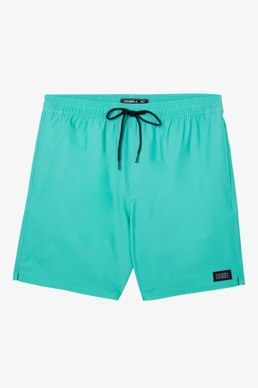 O'Neill Men's Hermosa Solid Aqua Boardshorts 17" Swim Trunks