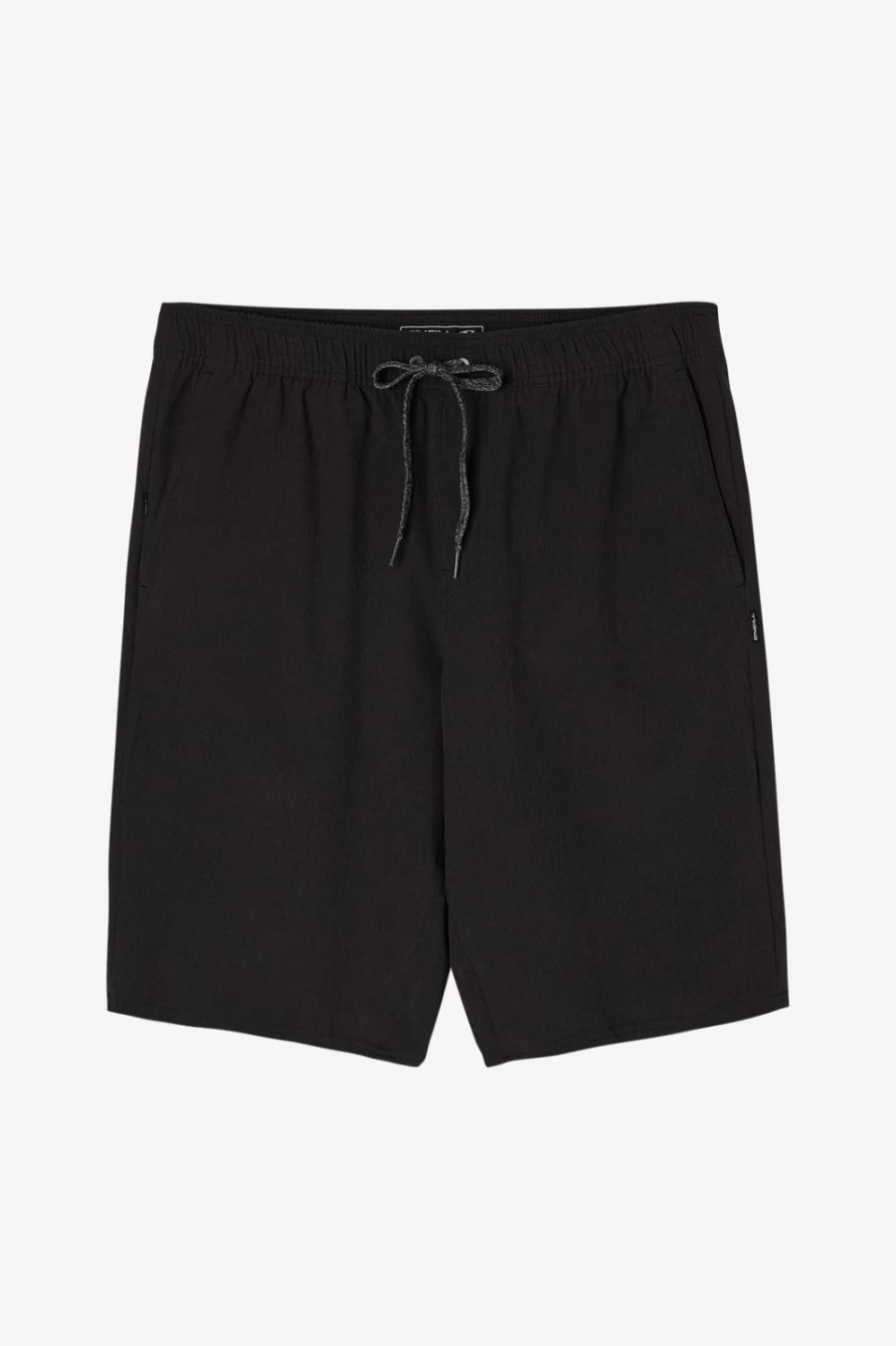 O'Neill Men's Black Hybrid Shorts - 21" Reservoir E-Waist Comfort Fit