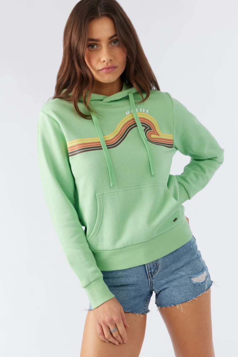 O'Neill Women's Offshore Fleece Jacket in Oasis Color - Warm & Comfortable