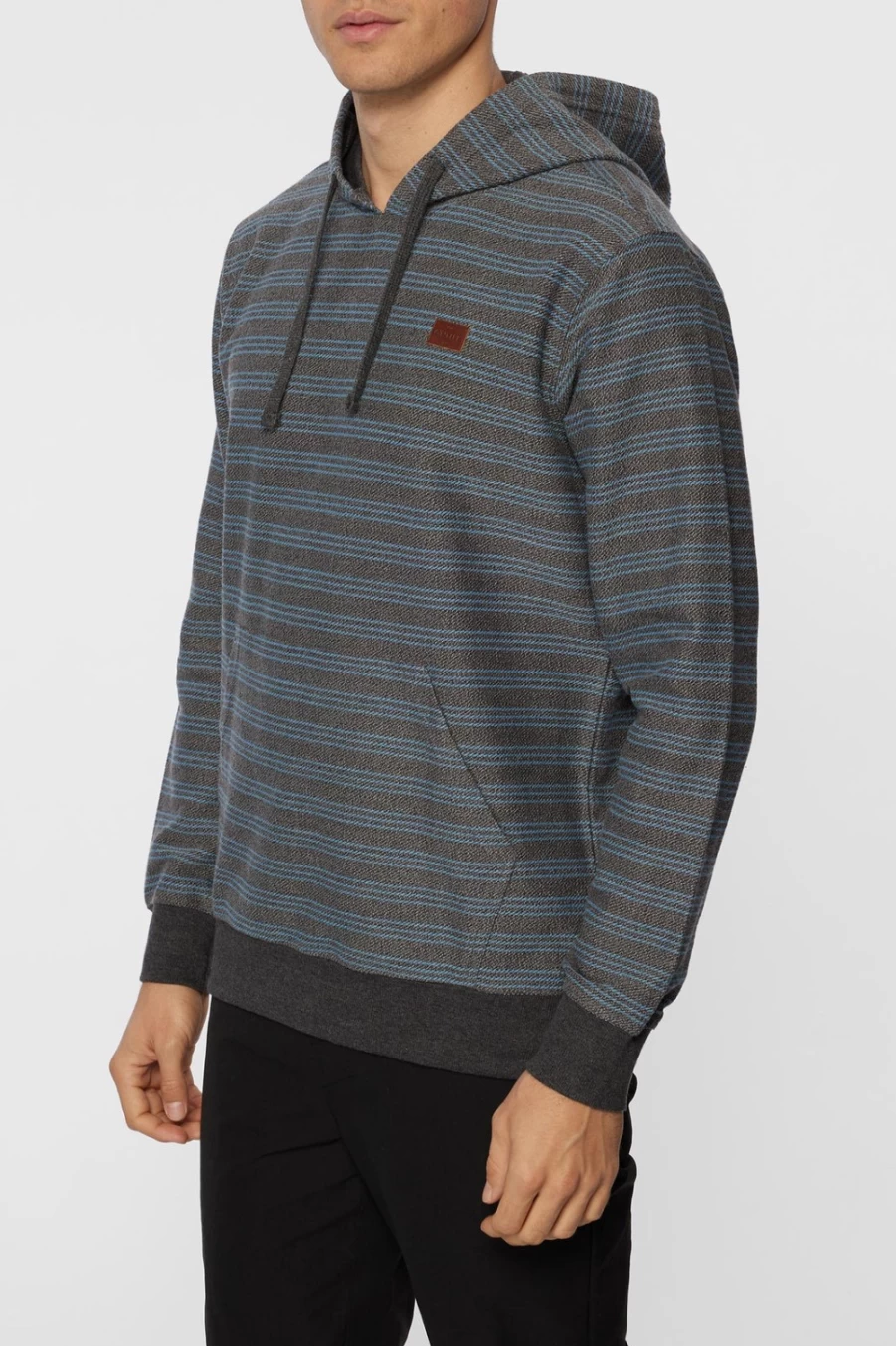 O'Neill Men's Cobalt Striped Pullover Fleece - Bavaro Warm Comfortable Sweater