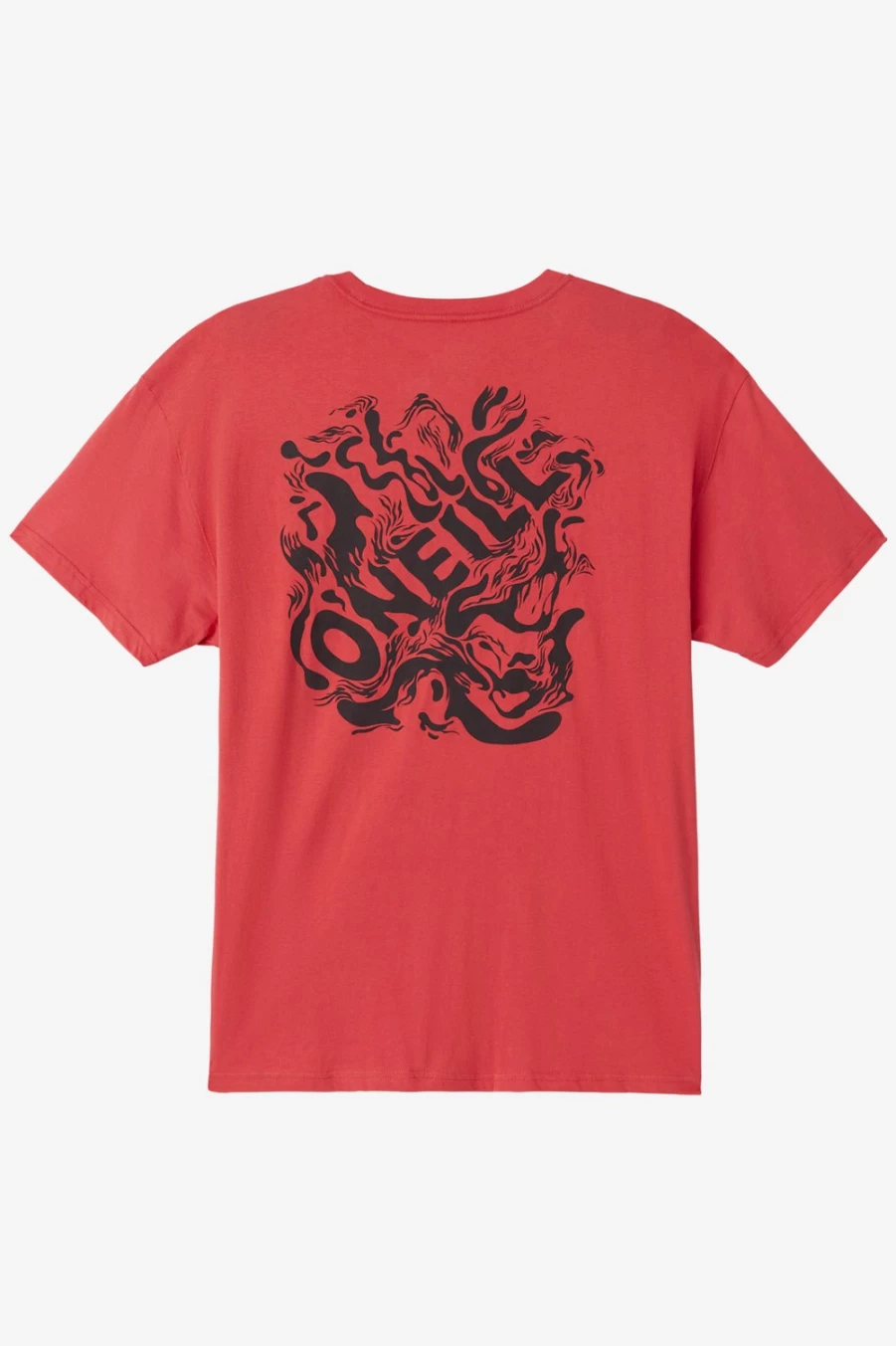 O'Neill Men's Kolohe Tapped Tee - Chilipepper Red Relaxed Fit T-Shirt