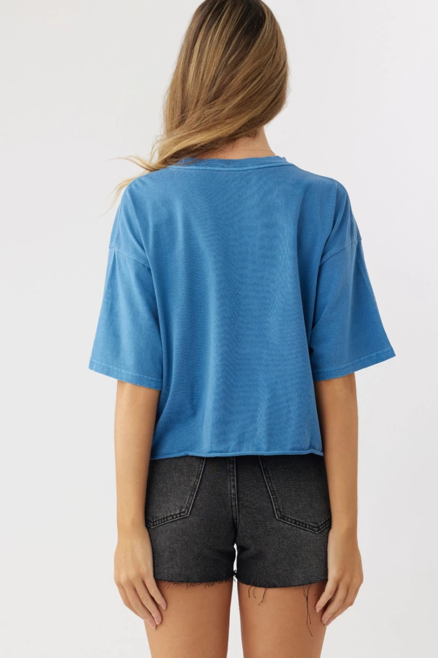 O'Neill Women's Trippin Tee T-Shirt in Classic Blue | Casual Comfort Fit