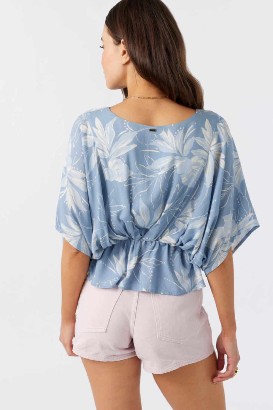 O'Neill Women's Carey Top in Chambray - Stylish Casual Blouse for Everyday Wear