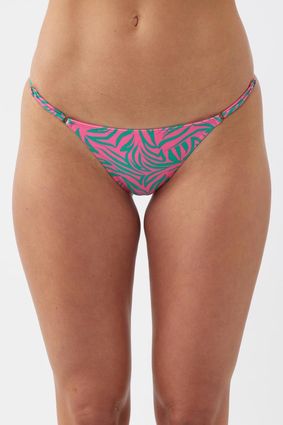 O'Neill Women's Pink Kendra Caicos Skimpy Bikini Bottoms