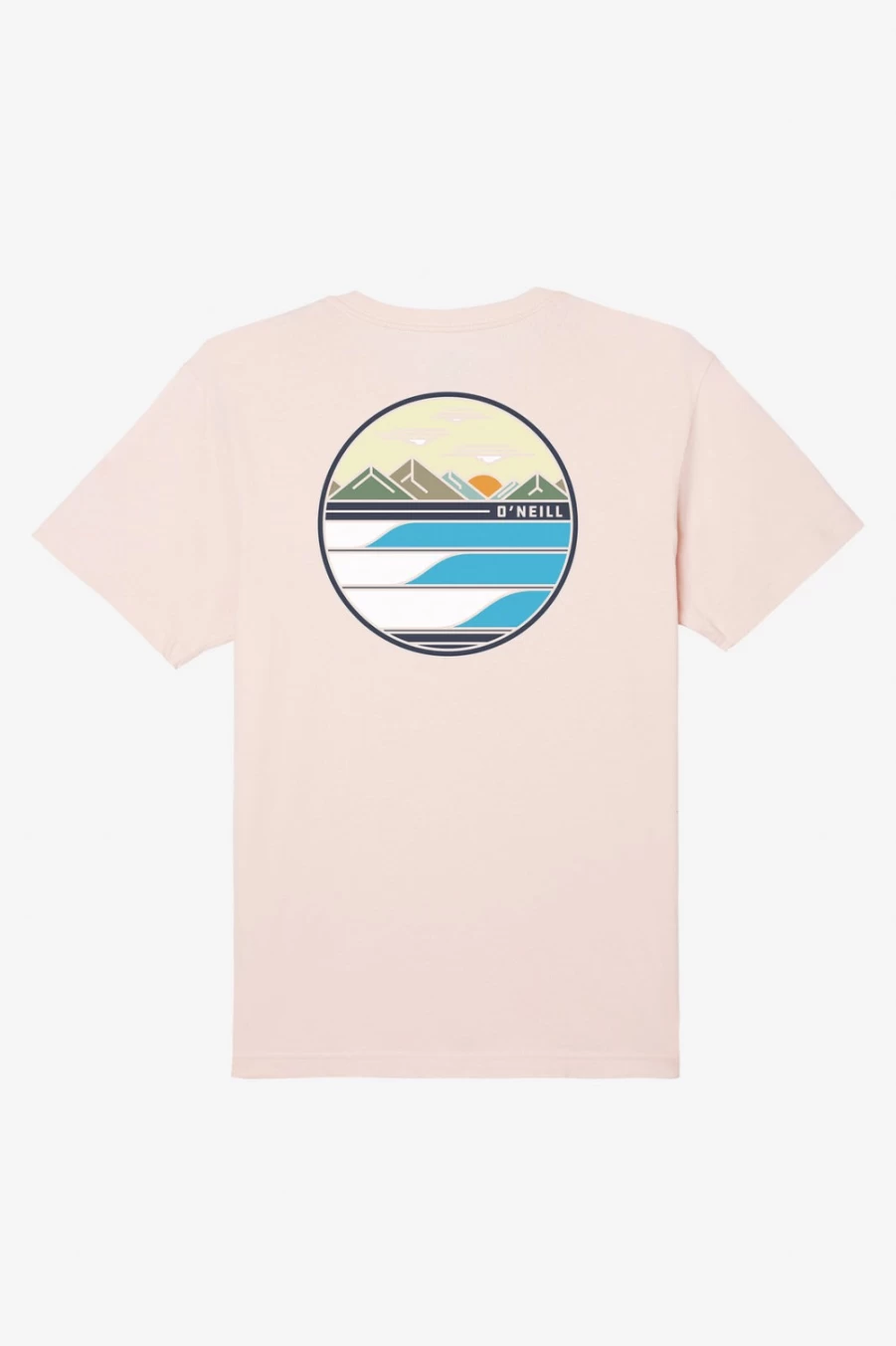 O'Neill Men's Motionless Tee - Pinkdust Relaxed Fit T-Shirt