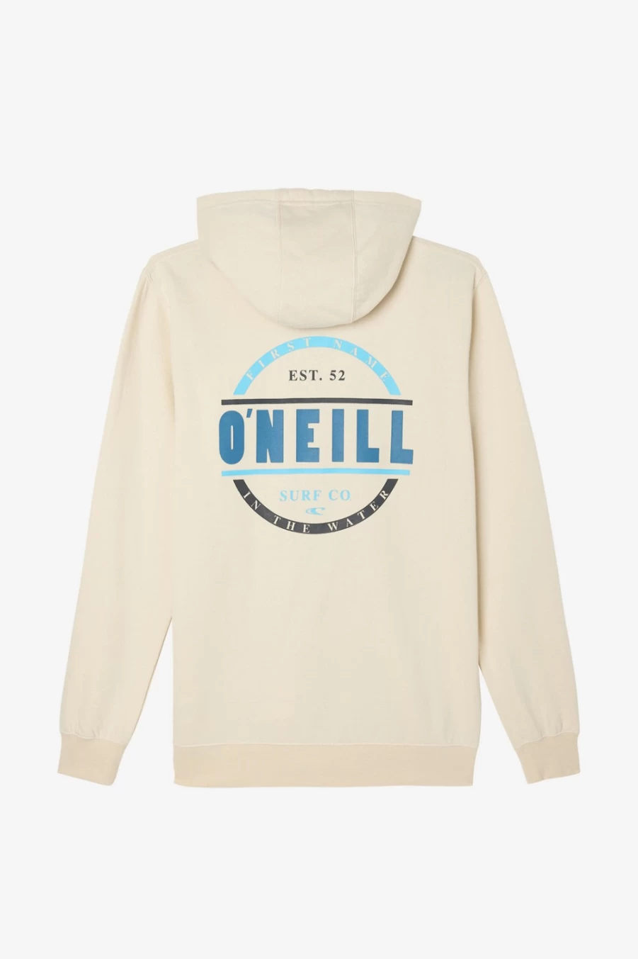 O'Neill Men's Fifty Two Zip Fleece Jacket in Cream - Lightweight & Comfortable