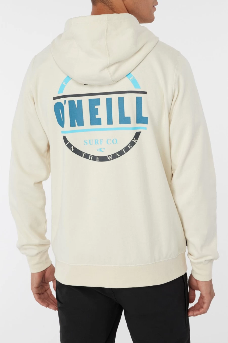 O'Neill Men's Fifty Two Zip Fleece Jacket in Cream - Lightweight & Comfortable