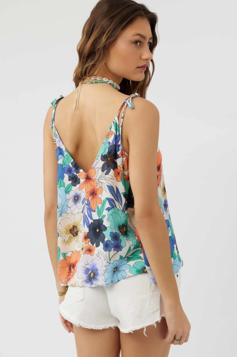 O'Neill Women's Floral Print Top - Multiclr Stylish Blouse for Casual Wear