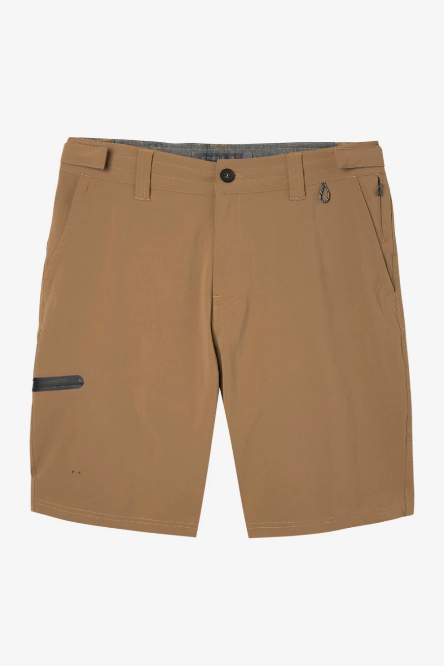 O'Neill Men's Trvlr Expedition 20" Hybrid Shorts in Dark Khaki - Quick-Dry Adventure Travel Shorts