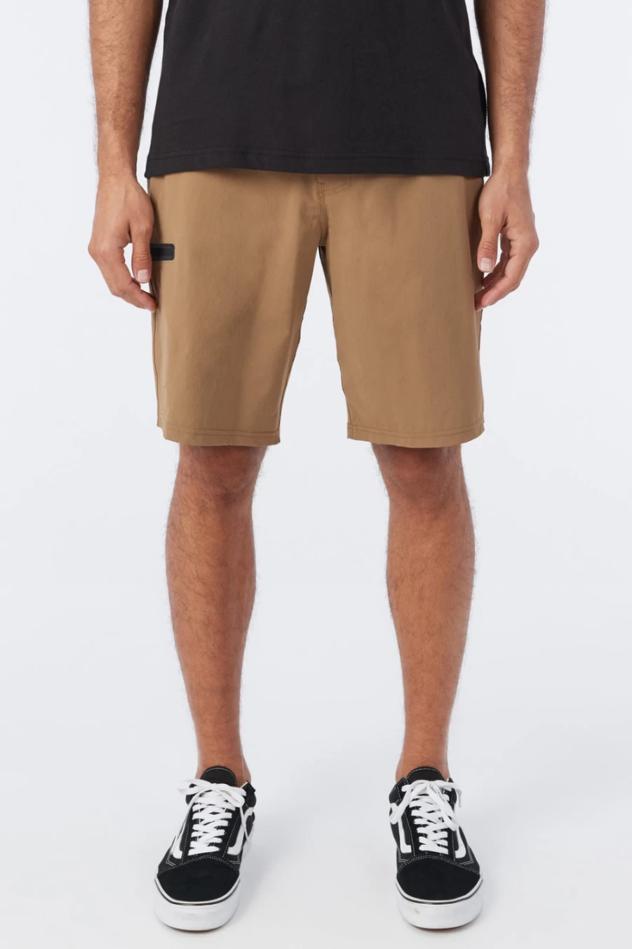 O'Neill Men's Trvlr Expedition 20" Hybrid Shorts in Dark Khaki - Quick-Dry Adventure Travel Shorts