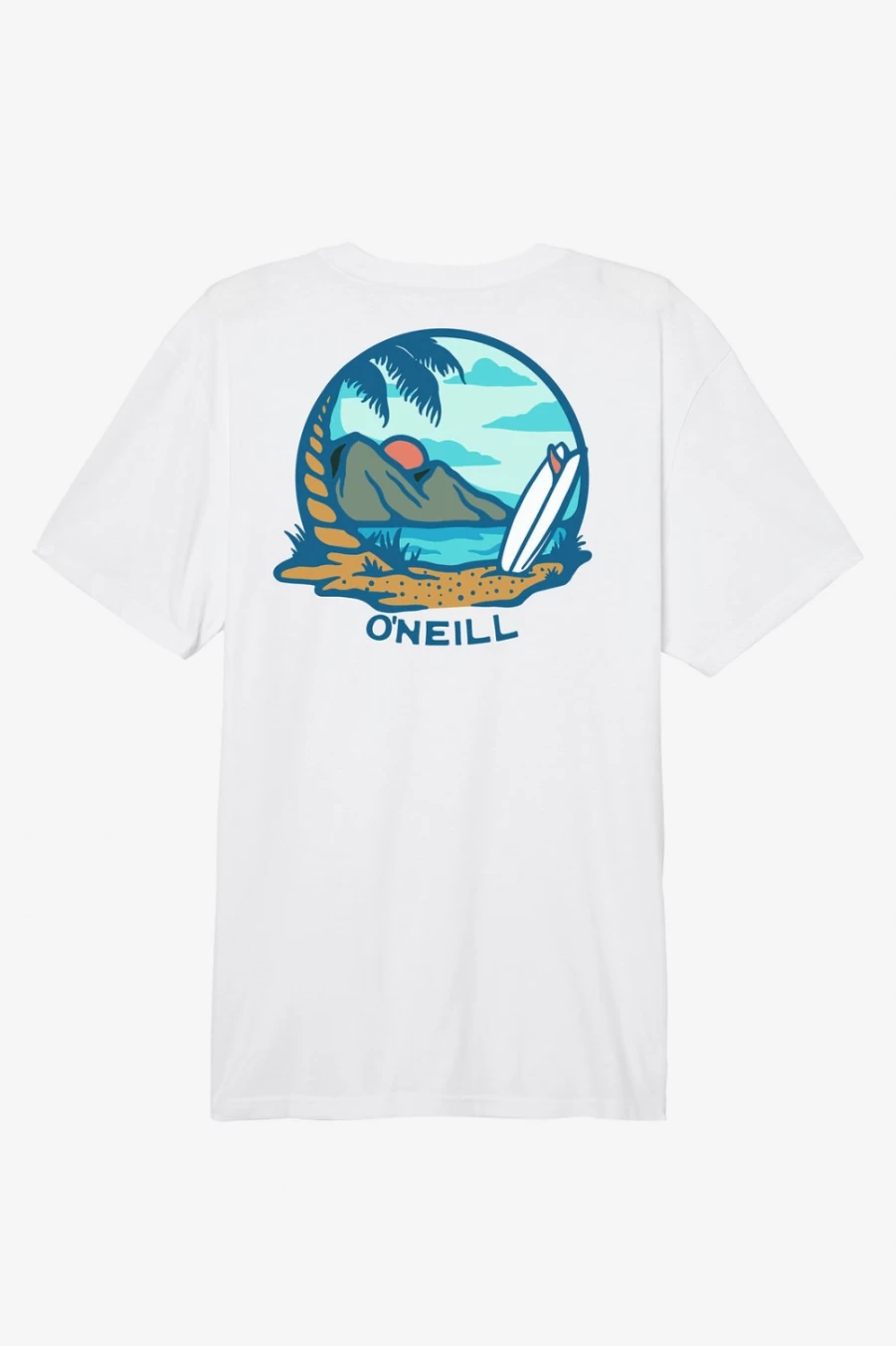 O'Neill Men's White Chunk Tee - Classic Comfort T-Shirt
