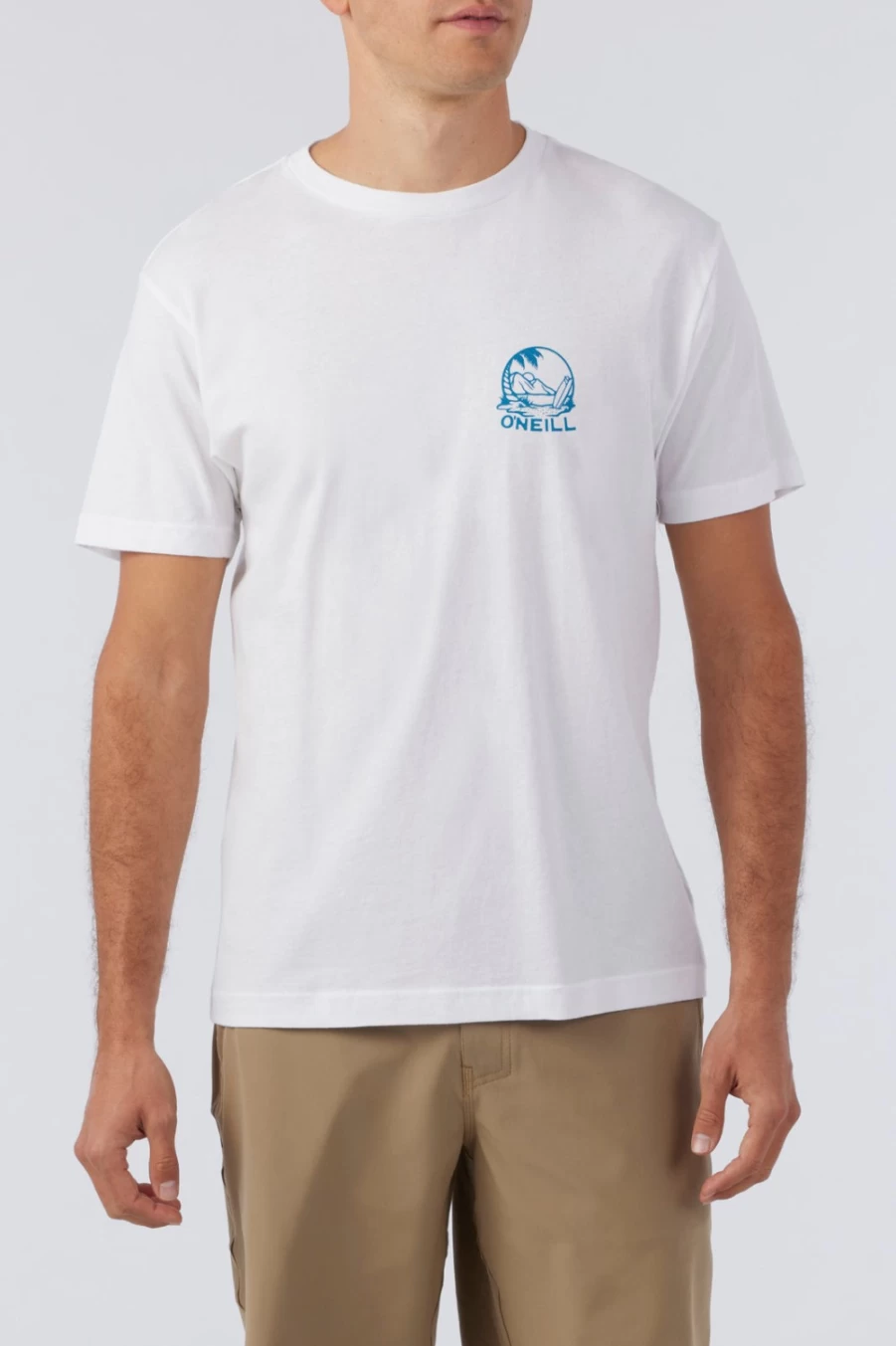 O'Neill Men's White Chunk Tee - Classic Comfort T-Shirt