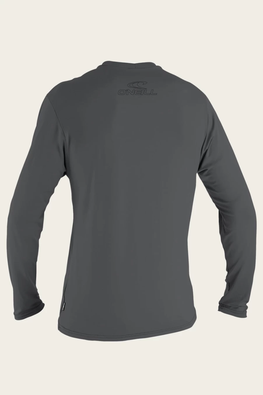 O'Neill Men's Basic Skins 50+ Long Sleeve Sun Shirt in Smoke - UPF Protection