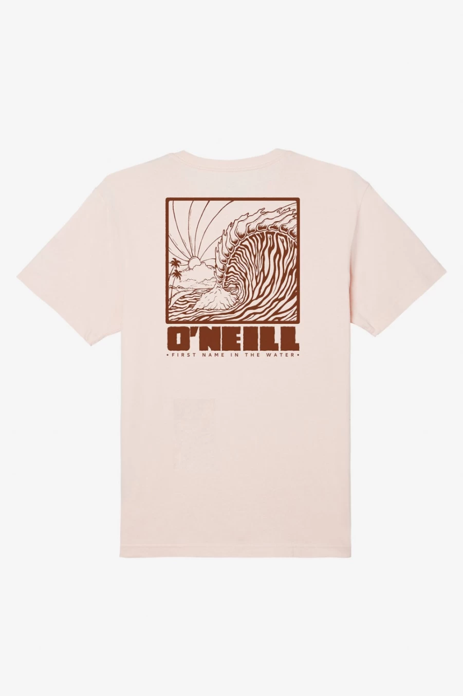 O'Neill Men's Tropo Tube Tee - Soft Pinkdust Casual T-Shirt