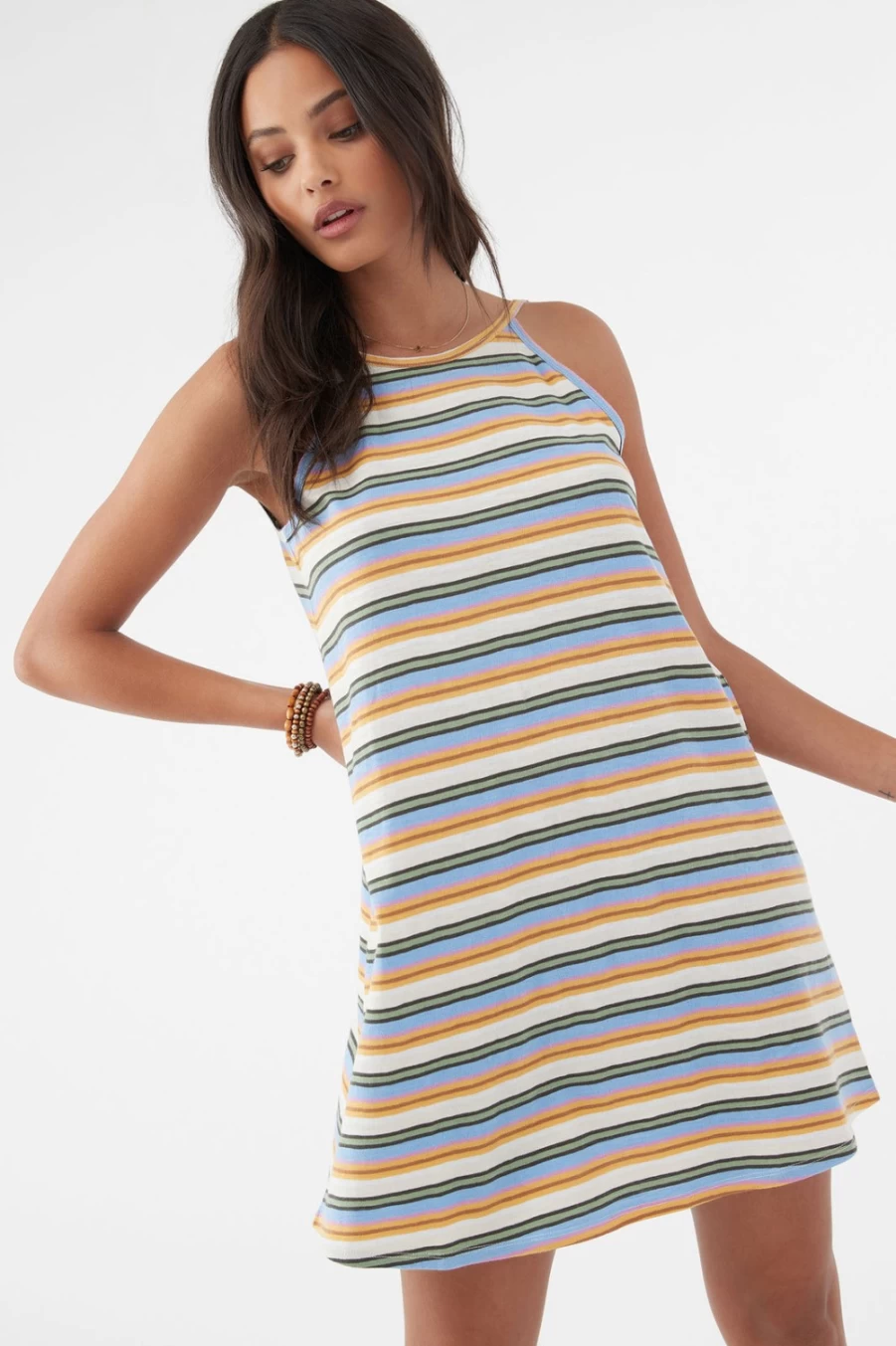 O'Neill Women's Multicolored Stripe Knit Dress - Morette Style