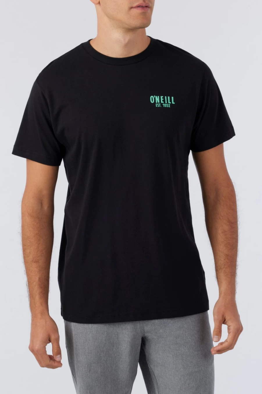 O'Neill Men's Baja Tee - Black Relaxed Fit Vintage Style T-Shirt
