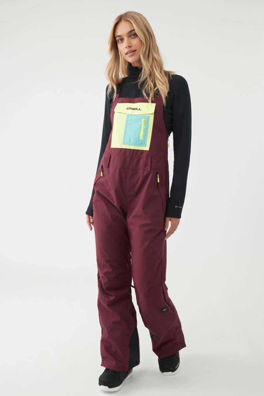 O'Neill Women's Bib Pants - ORiginals Snow Ski Waterproof Overalls