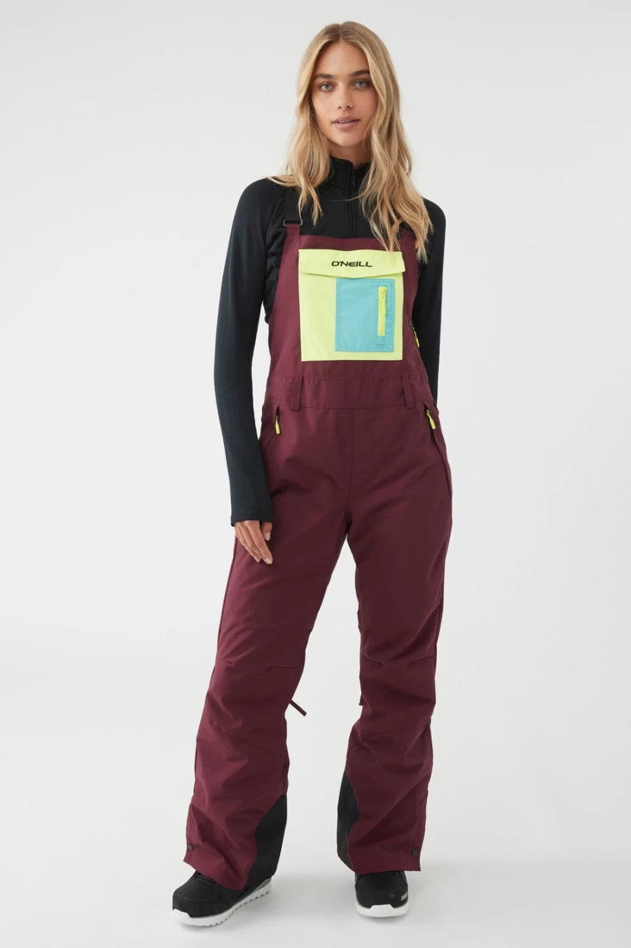 O'Neill Women's Bib Pants - ORiginals Snow Ski Waterproof Overalls