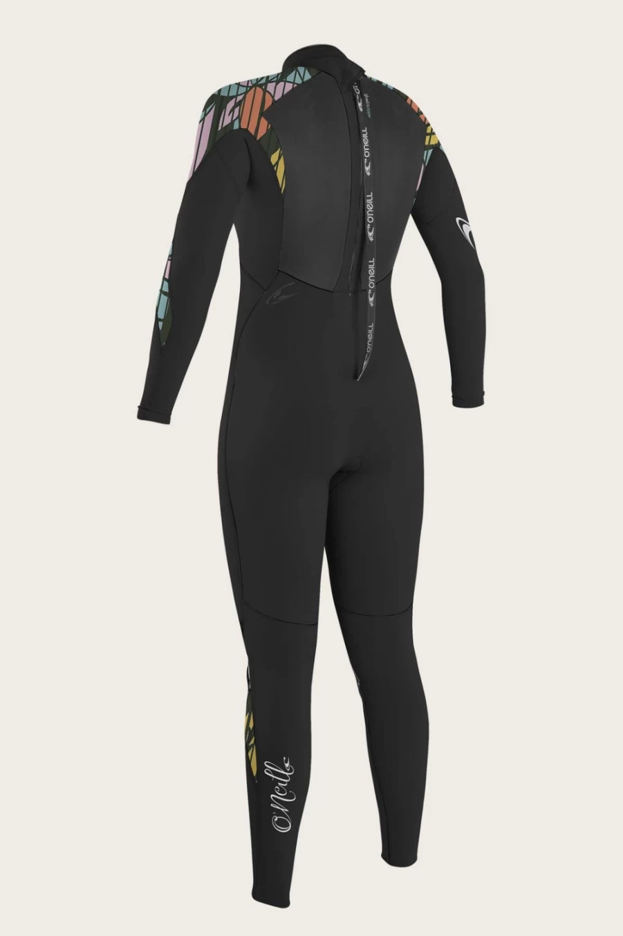 O'Neill Women's Epic 4/3mm Back Zip Full Wetsuit - Thermal Neoprene Surfing Suit