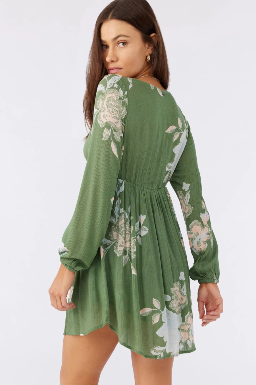 O'Neill Women's Belinda Dress in Moss - Stylish and Comfortable Casual Wear