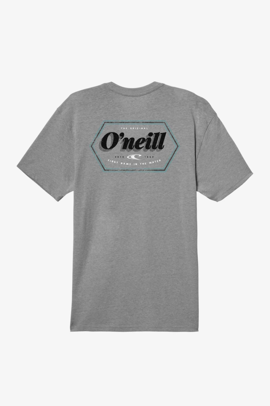 O'Neill Men's Heather Grey Payday Tee - Casual Short Sleeve T-Shirt