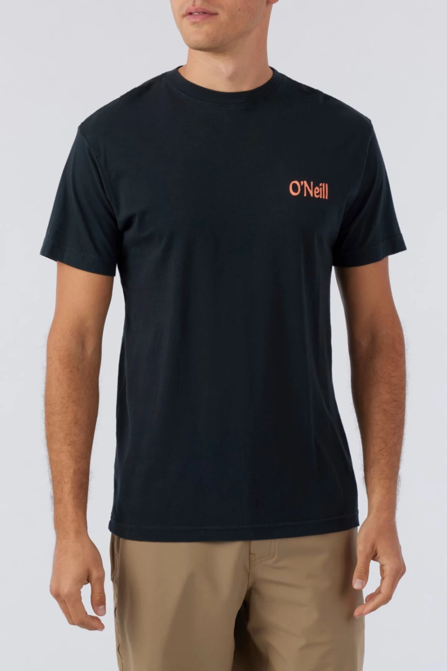 O'Neill Men's Knuckle Dragger Tee - Dark Charcoal Casual T-Shirt