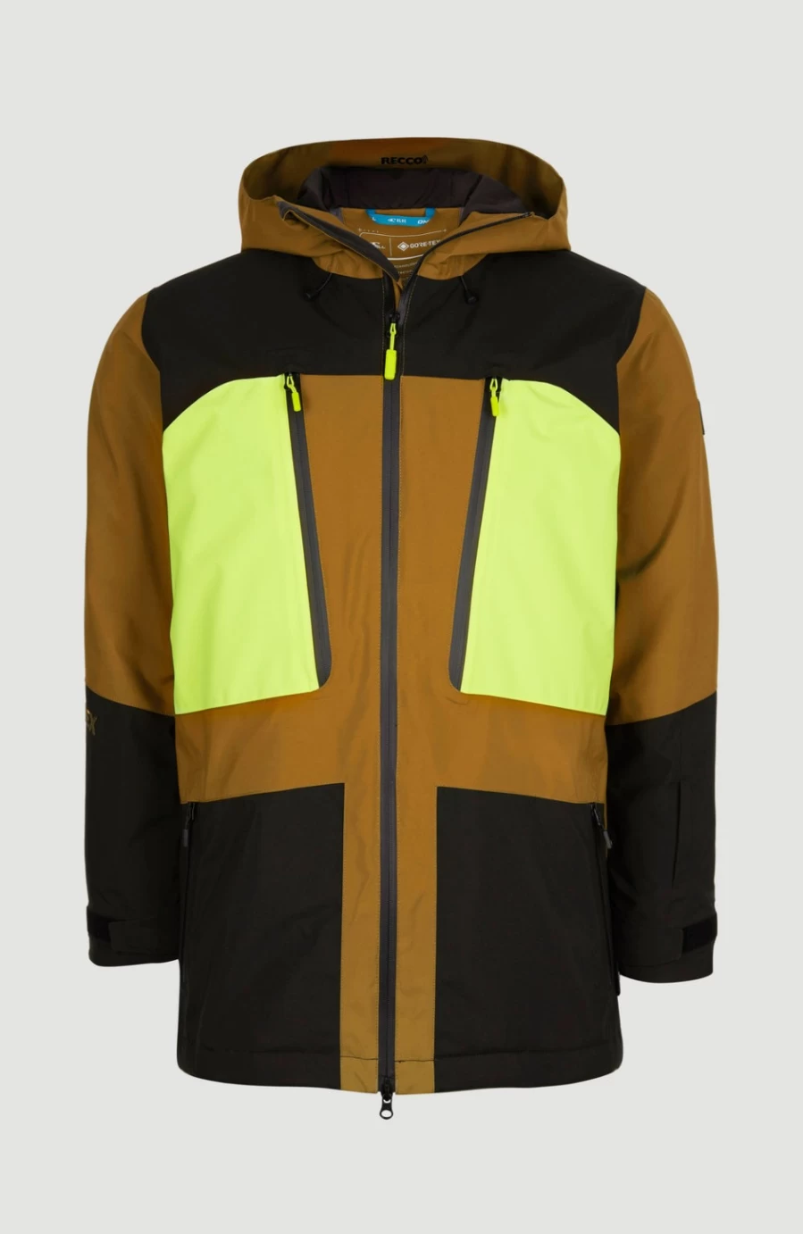 O'Neill Men's Gore-Tex Psycho Tech Jacket - Waterproof Outdoor Ski Snowboard Shell