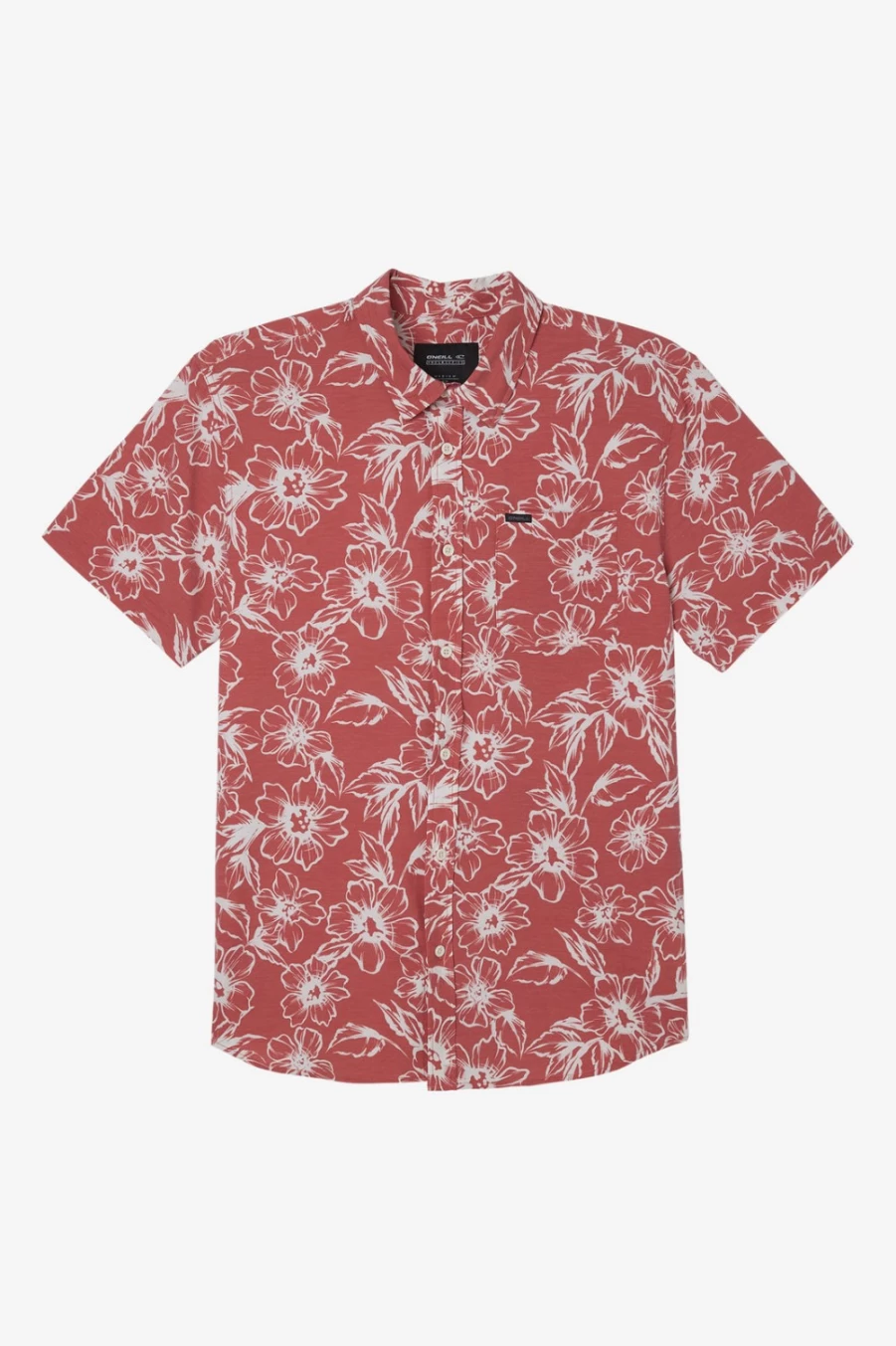 O'Neill Men's TRVLR UPF Traverse Standard Shirt in Picante - Sun Protection Travel Shirt