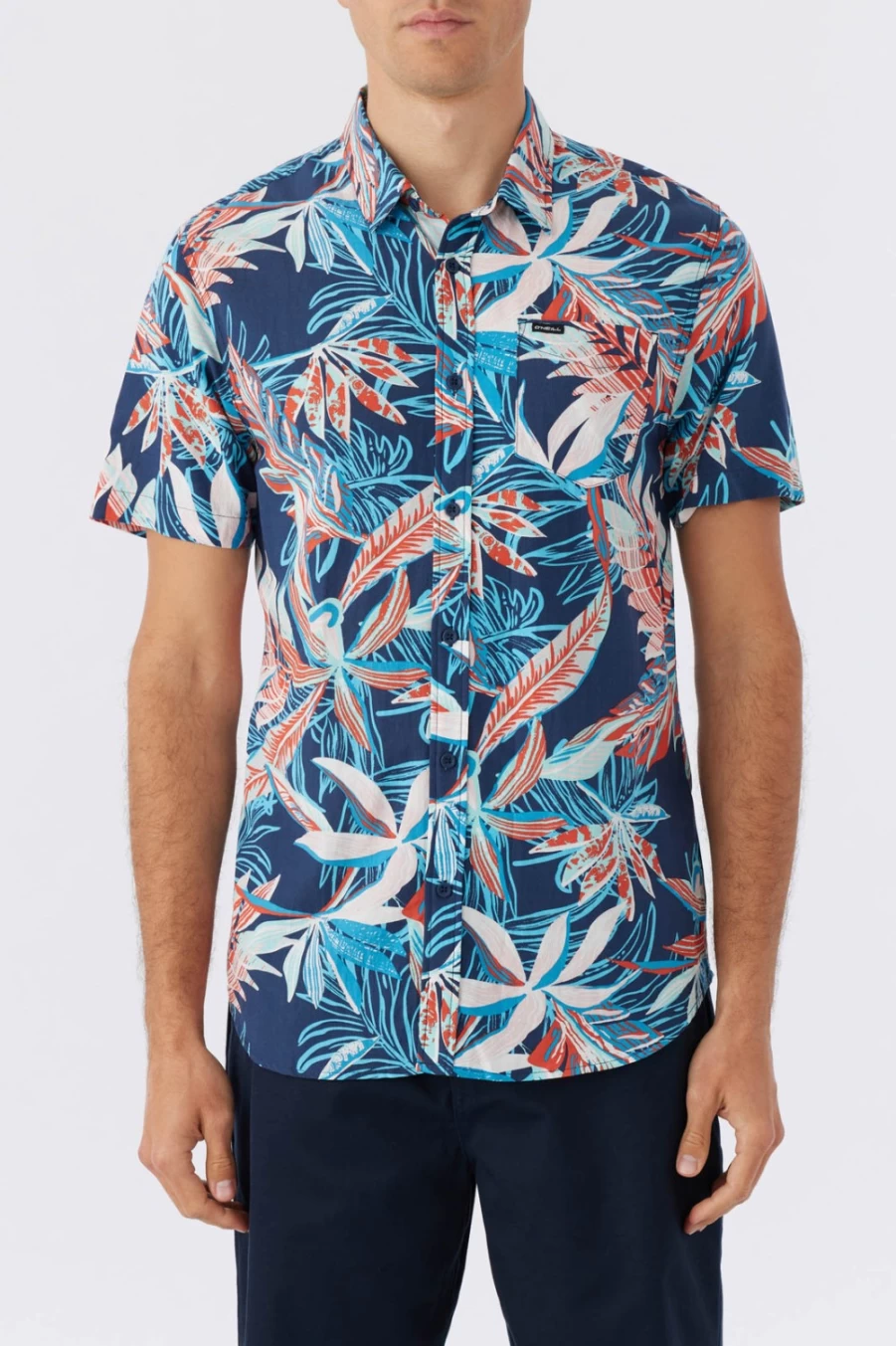 O'Neill Men's Navy Eco Modern Shirt - Oasis SS Sustainable Style