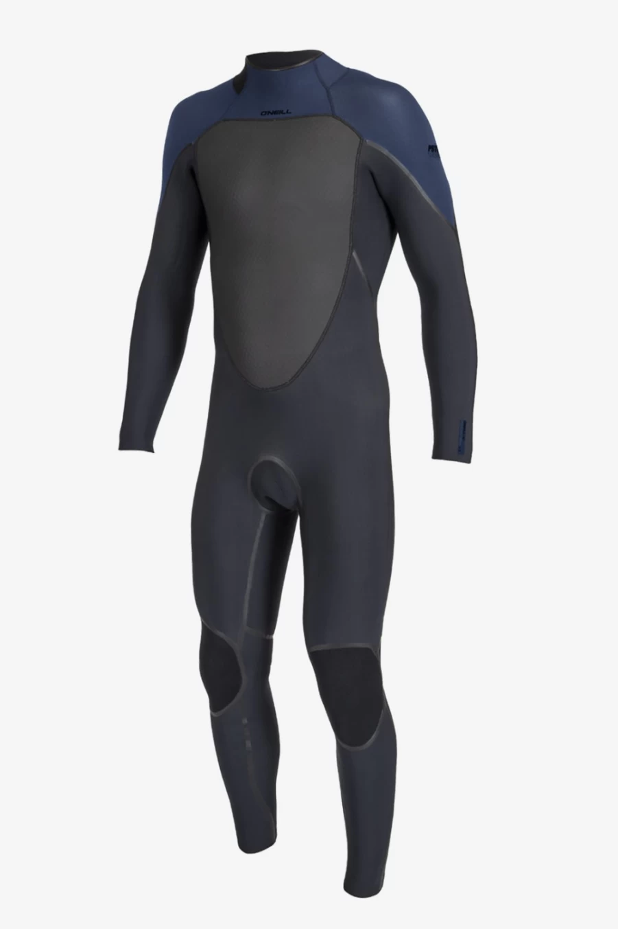 O'Neill Men's Psycho Tech 4/3mm Back Zip Full Wetsuit - Black/Navy (Blk/Nvy)
