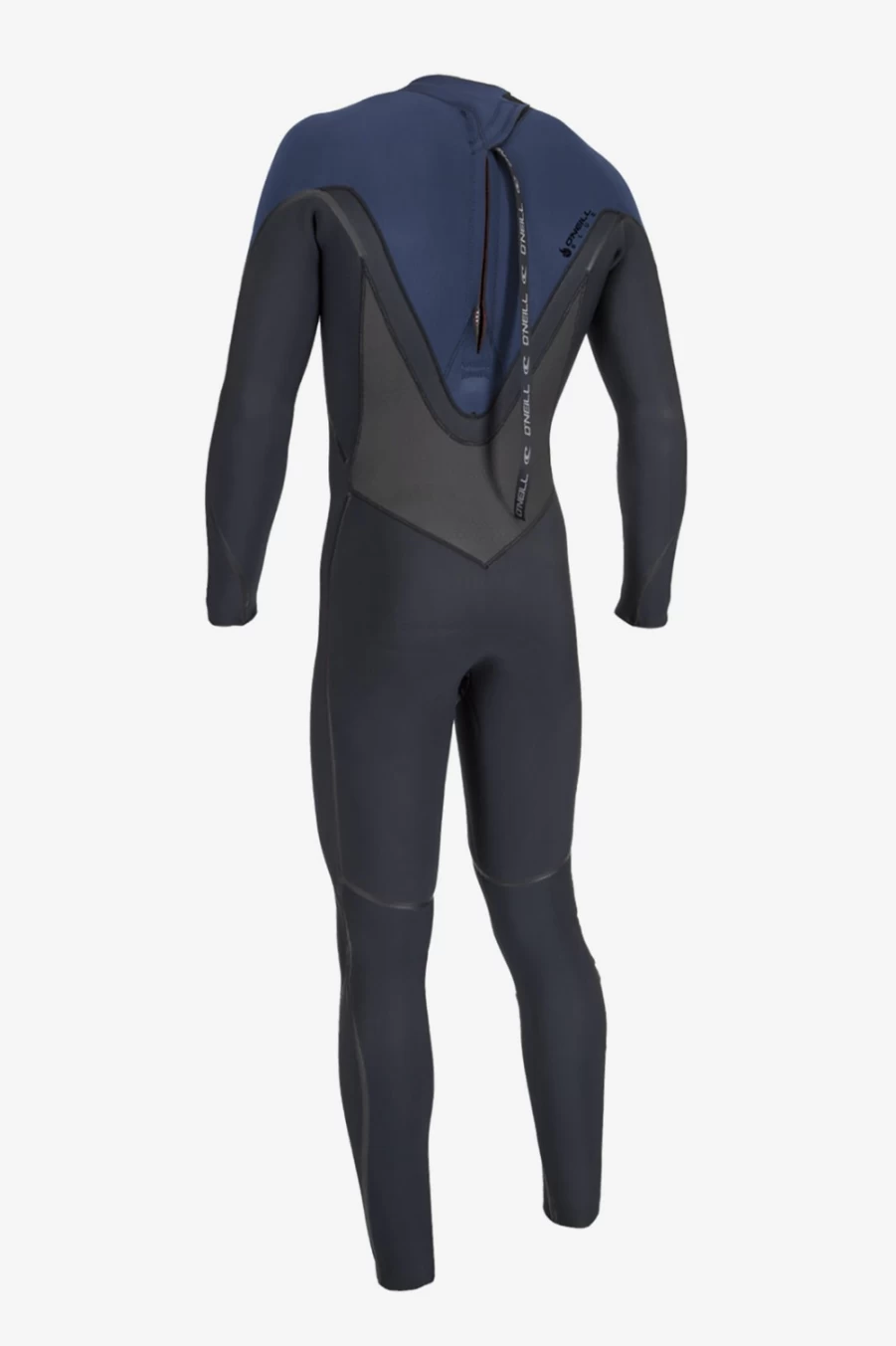 O'Neill Men's Psycho Tech 4/3mm Back Zip Full Wetsuit - Black/Navy (Blk/Nvy)