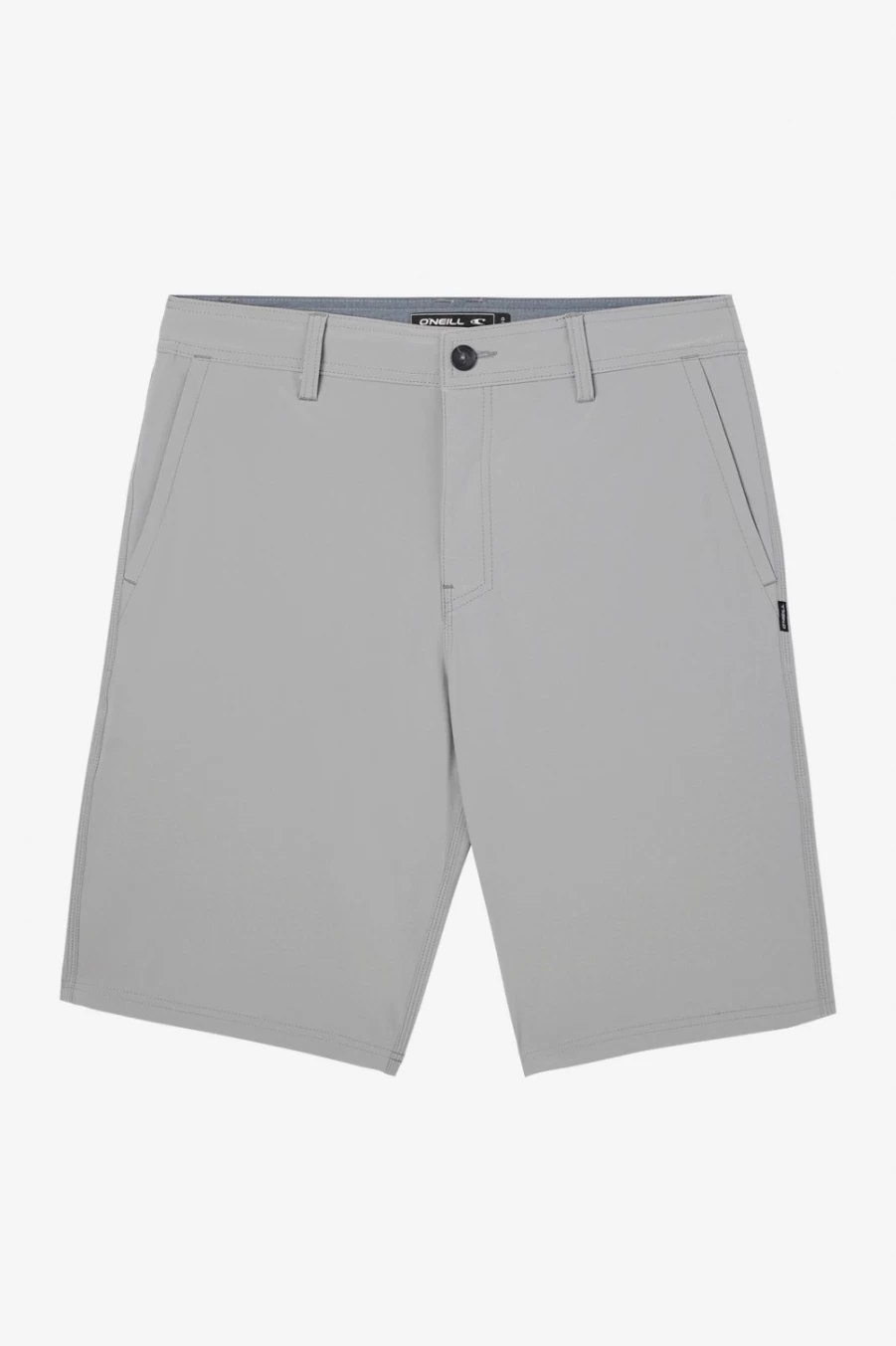 O'Neill Men's Reserve Solid 21" Hybrid Shorts in Light Grey