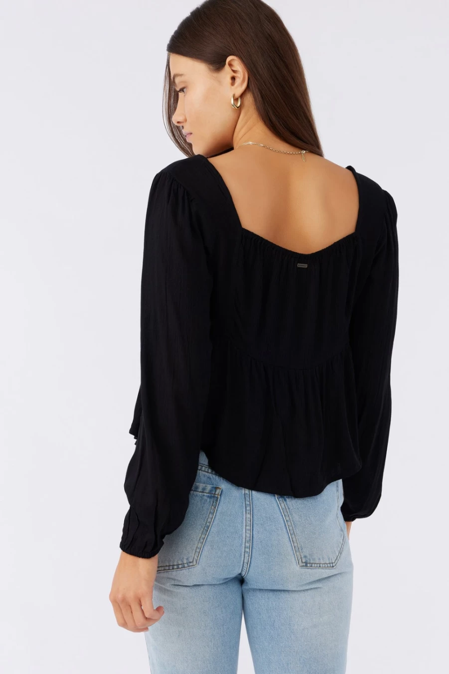 O'Neill Women's Carlotta Long Sleeve Black Top