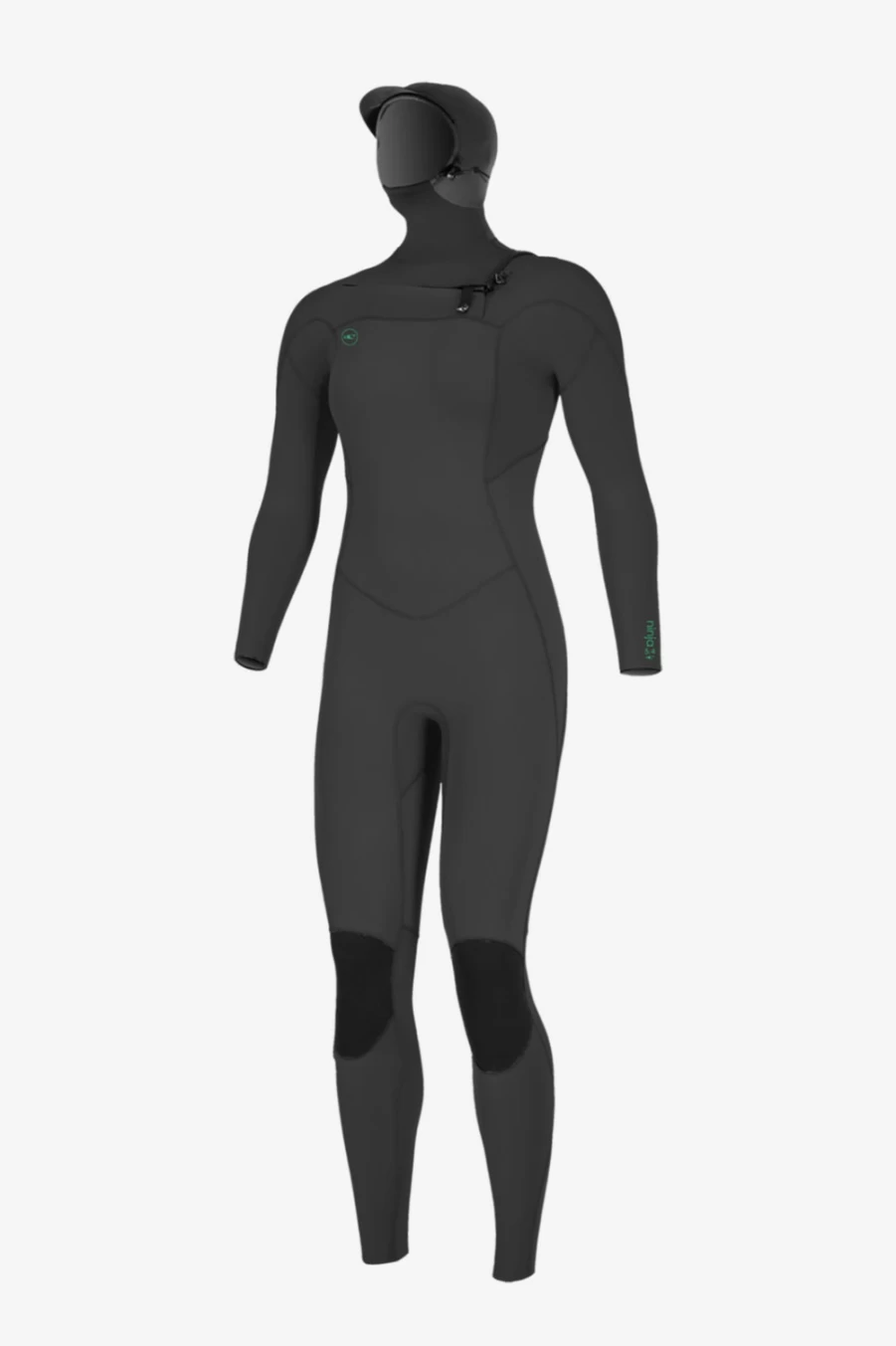 O'Neill Women's Ninja 5/4mm Chest Zip Full Wetsuit with Hood - Premium Winter Surfing & Diving Suit