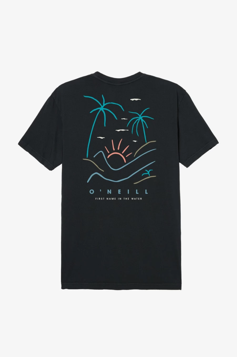 O'Neill Men's Stir It Up Tee - Dark Charcoal Casual T-Shirt
