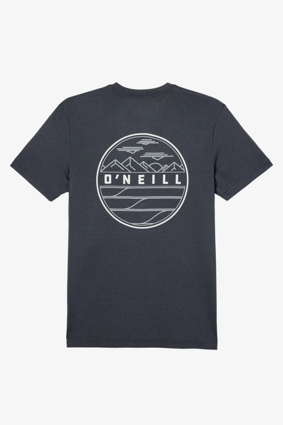 O'Neill Men's TRVLR UPF T-Shirt in Heather Black - Sun Protective Tee for Travel & Outdoor