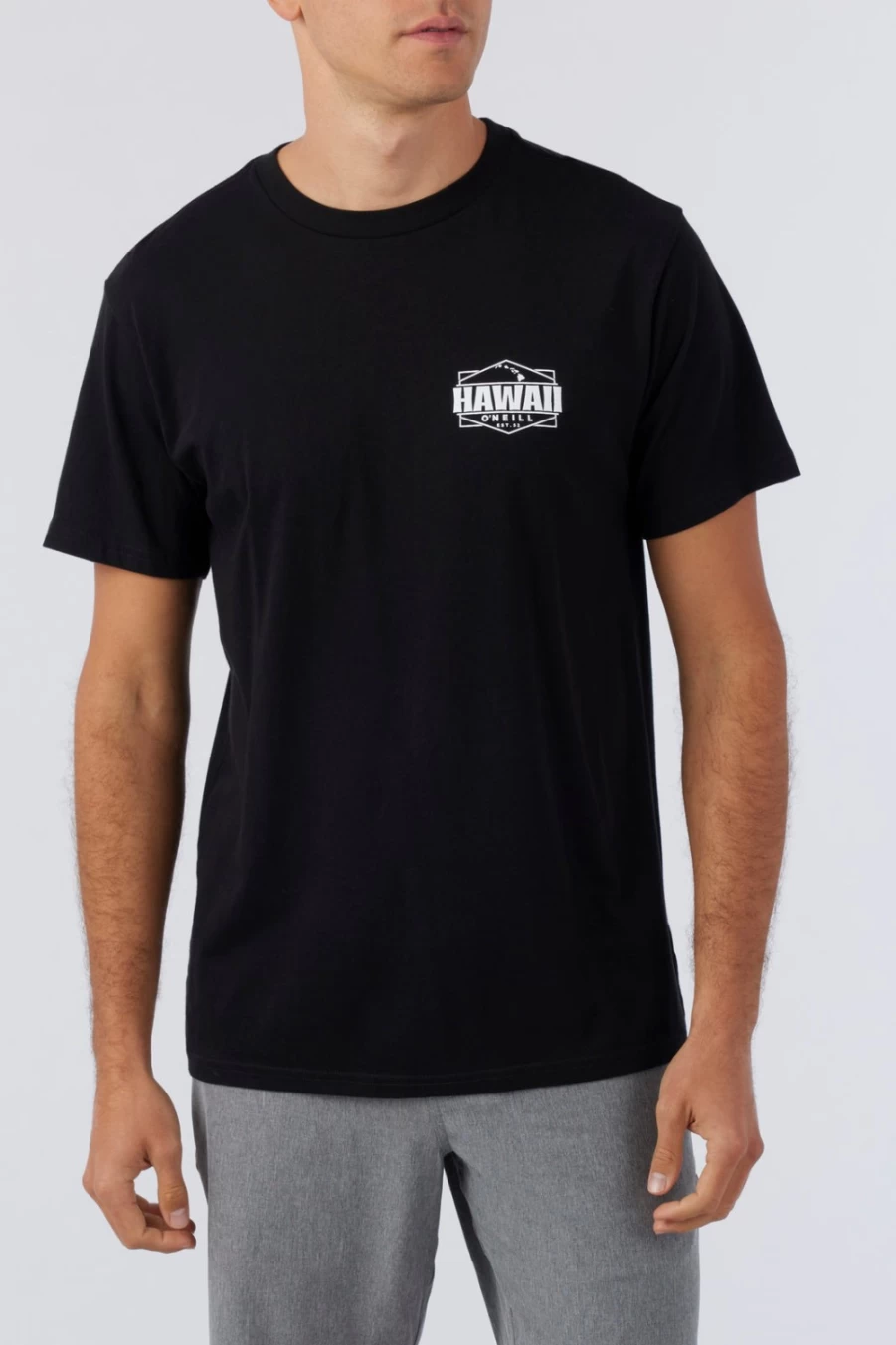 O'Neill Men's Hawaii Flag Graphic T-Shirt in Black