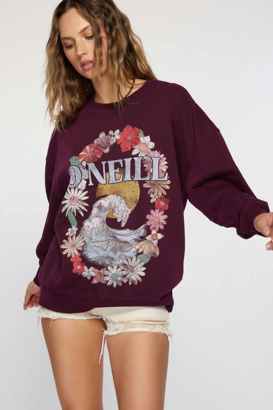 O'Neill Women's Plum Oversized Fleece Jacket - Choice Cozy & Warm