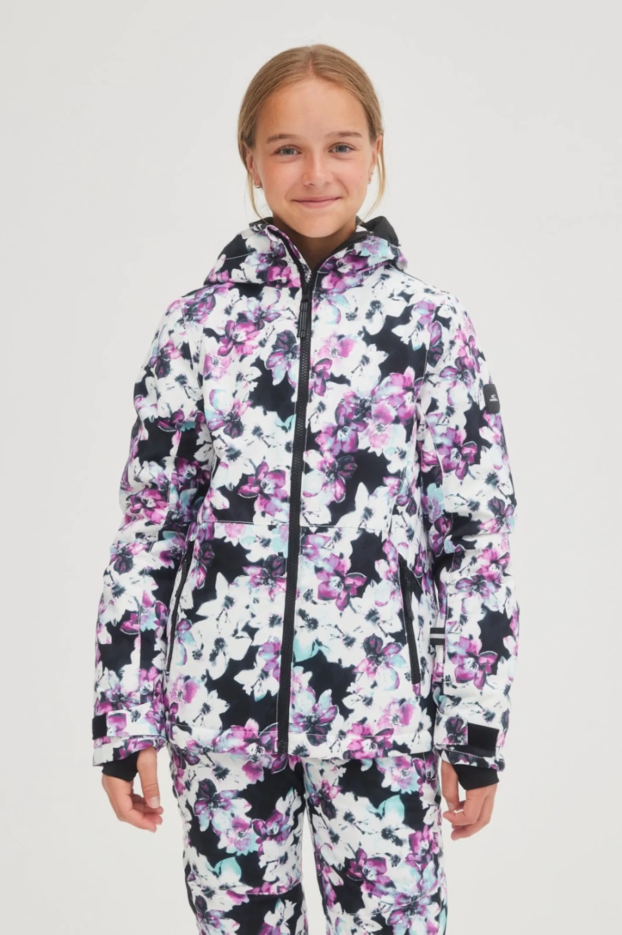 O'Neill Women's Adelite AOP Jacket - Stylish Graphic Print Outerwear