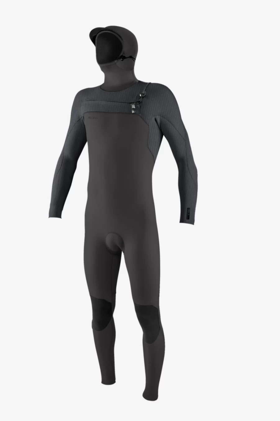 O'Neill Men's Hyperfreak 5/4mm Chest Zip Full Wetsuit with Hood