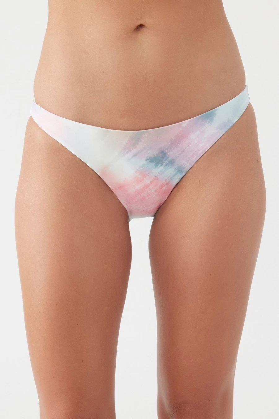 O'Neill Women's Flamenco Cheeky Bottoms Swimwear - Multicolor Wave Print