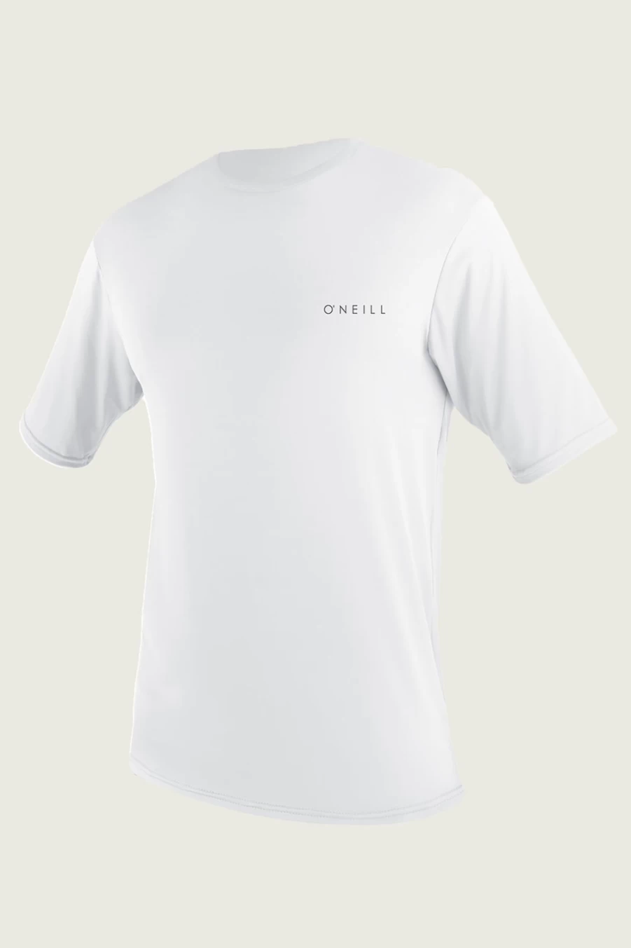O'Neill Men's Basic Skins 30+ Sun Protection Shirt - White UPF Long Sleeve Shirt